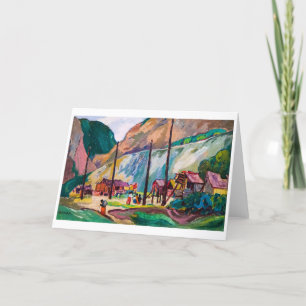 Hagwilget   Emily Carr   Letterpress Thank You Card