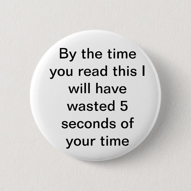 HAHA! PINBACK BUTTON (Front)