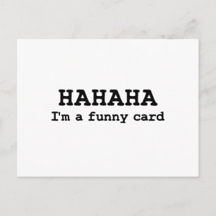 Hahaha funny postcard