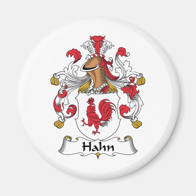 Hahn Family Crest Magnet (Front)