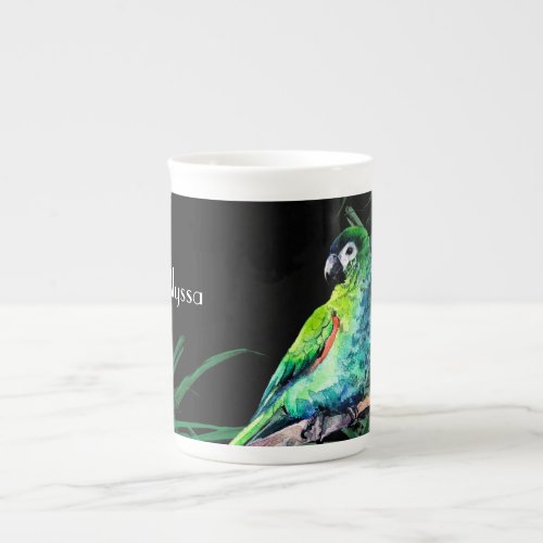 Hahns Macaw Bone China Mug