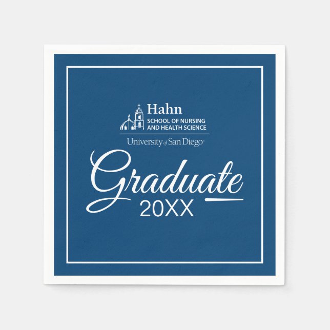 Hahn School of Nursing and Health Science Napkins (Front)