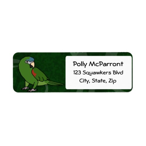 Hahns Macaw Label