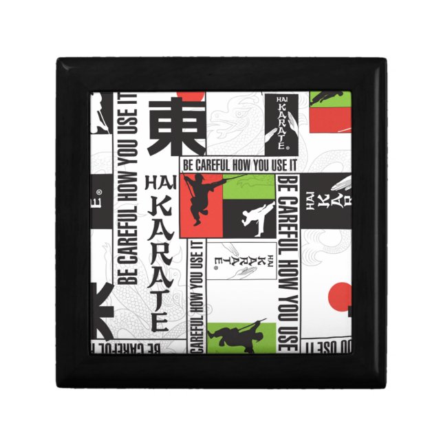 Hai Karate Brand Page Keepsake Box (Front)
