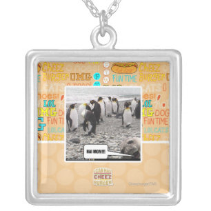 HAI MOM!!! SILVER PLATED NECKLACE