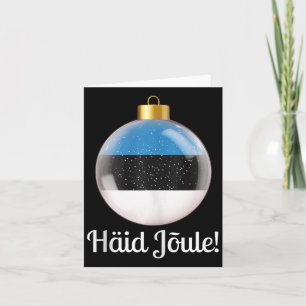 Haid Joule Merry Christmas Estonian Häid Jõule Card