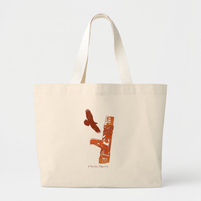 HAIDA COLLECTION LARGE TOTE BAG (Front)