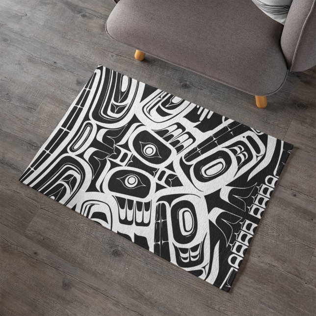 Haida Eagle Thunderbird Northwest Columbia Doormat (Creator Uploaded)