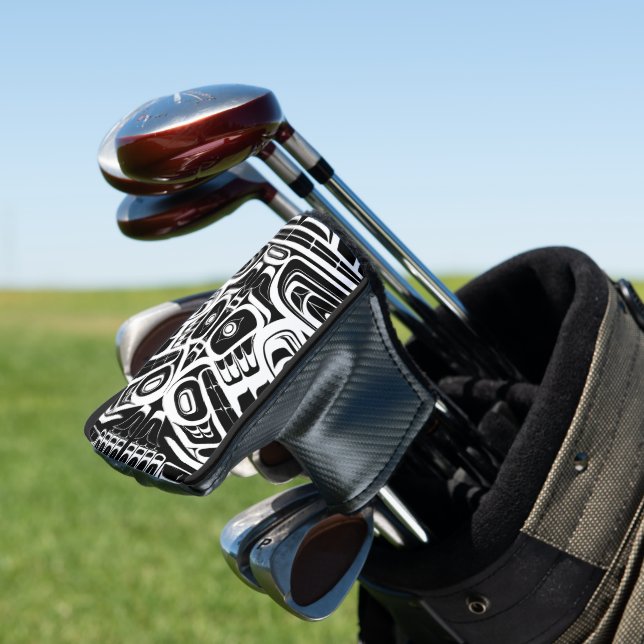 Haida Eagle Thunderbird Northwest Columbia Golf Head Cover (In Situ)