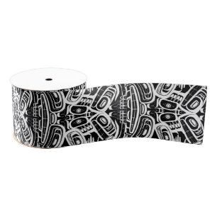 Haida Eagle Thunderbird Northwest Columbia Grosgrain Ribbon