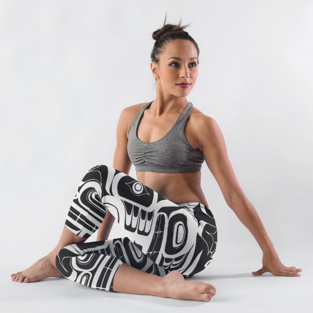 Haida Eagle Thunderbird Northwest Columbia Leggings (Creator Uploaded)