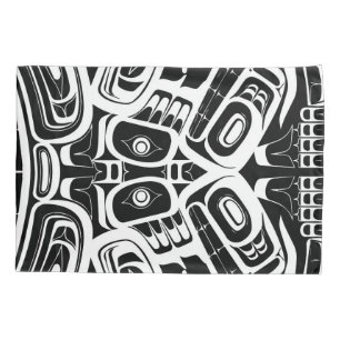 Haida Eagle Thunderbird Northwest Columbia Pillow Case