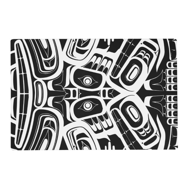 Haida Eagle Thunderbird Northwest Columbia Placemat (Front)