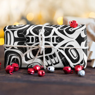 Haida Eagle Thunderbird Northwest Columbia Wrapping Paper