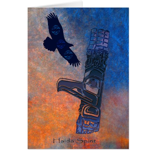 Haida Eagle  Totem Pole Art Series