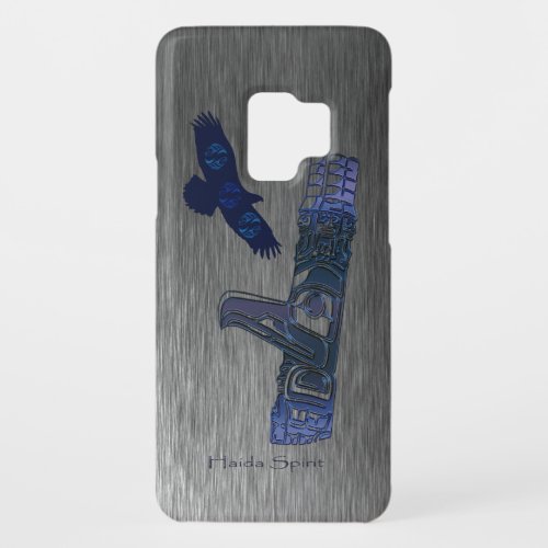 Haida Eagle  Totem Pole Native Art Case_Mate Samsung Galaxy S9 Case