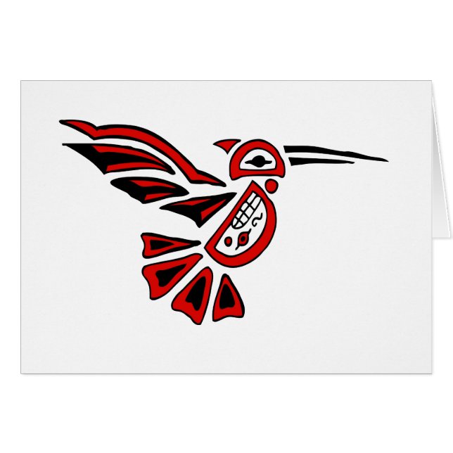 haida hummingbird cards (Front Horizontal)