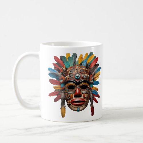 Haida Kinich Ahau 102 _ Haida Mayan shaman Coffee Mug