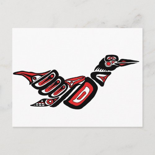 Haida Loon Postcard