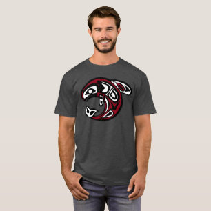Haida Orca Tribal Tattoo Totem Killer Whale T-Shirt