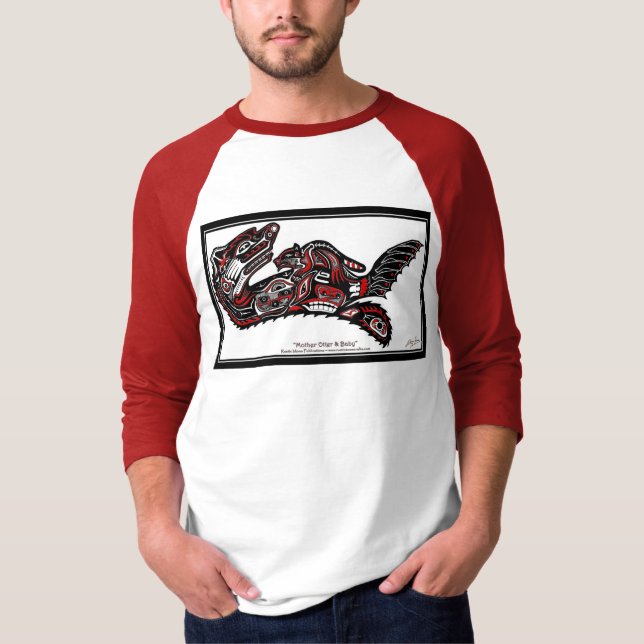 "HAIDA SPIRIT" Haida Art Otter Shirt (Front)