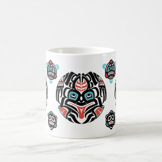 Haida-style Frog, Muted Colors - Tlingit Mug