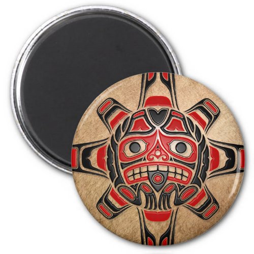 Haida Sun Mask Magnet