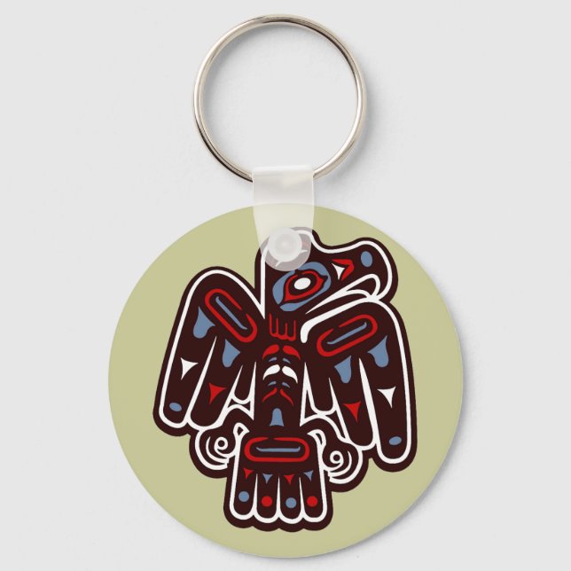 Haida Thunderbird Keychain (Front)