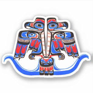 Haida Thunderbird Native American Northwest Coast Sticker
