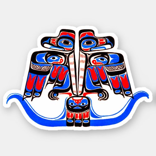 Haida Thunderbird Native American Northwest Coast Sticker