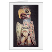 Haida 'Thunderbird' statue (painted wood) (Front)
