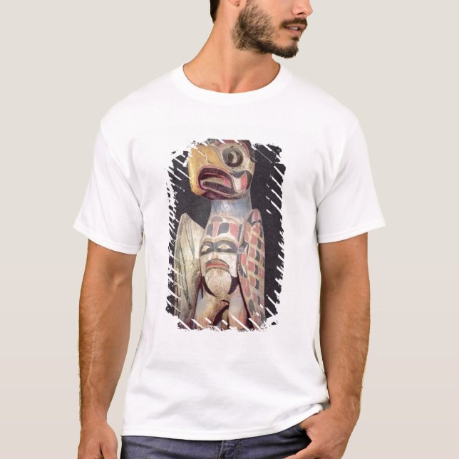 Haida 'Thunderbird' statue (painted wood) T-Shirt (Front)