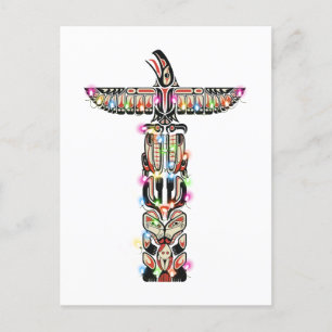 Haida Thunderbird Symbolism Haida Nation Native Postcard