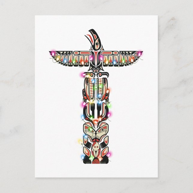 Haida  Thunderbird Symbolism Haida Nation Native Postcard (Front)