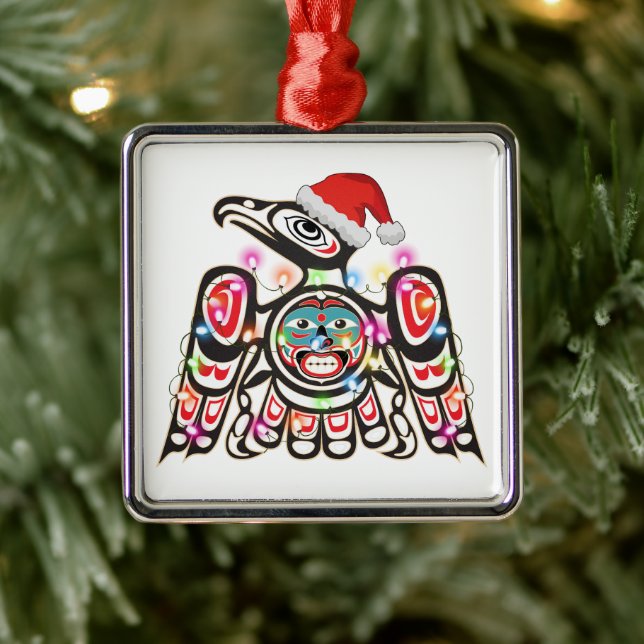 Haida Thunderbird Symbolism Ornament Target Christ (Tree)