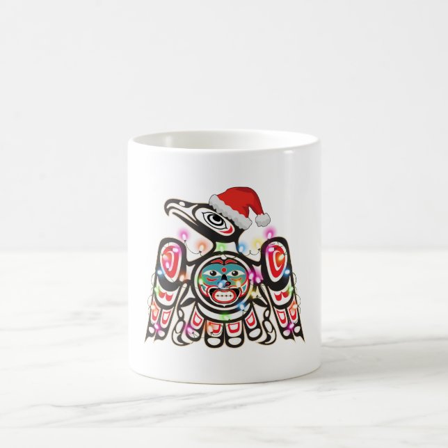 Haida Thunderbird Symbolism Ornament Target Christ Coffee Mug (Center)