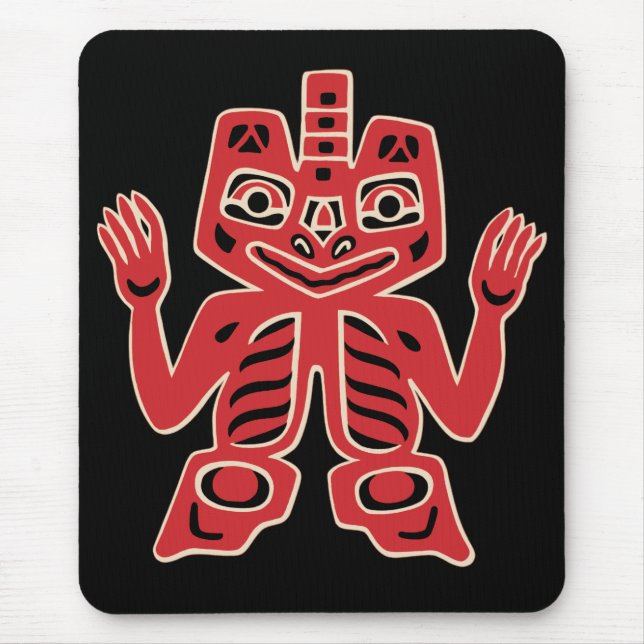 Haida Totem Design Mousepad (Front)