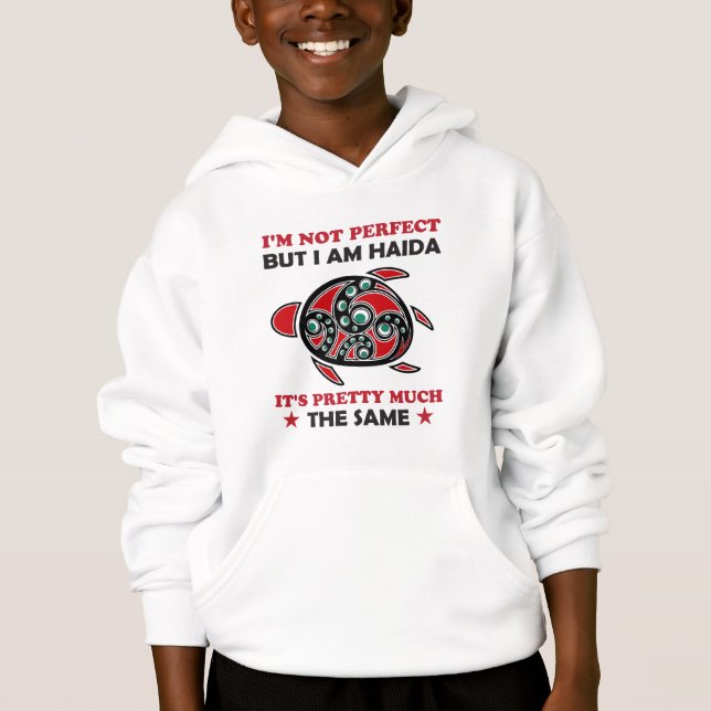 Haida Turtle Haida First Nation Native Pride Hoodie (Front)