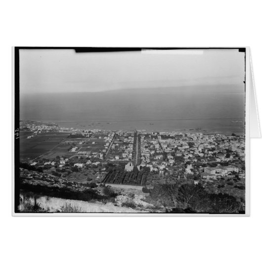 Haifa - Carmel, ca. 1922 (Front Horizontal)