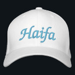 Haifa Israel Embroidered Baseball Hat<br><div class="desc">Embroidered Haifa City Hat</div>
