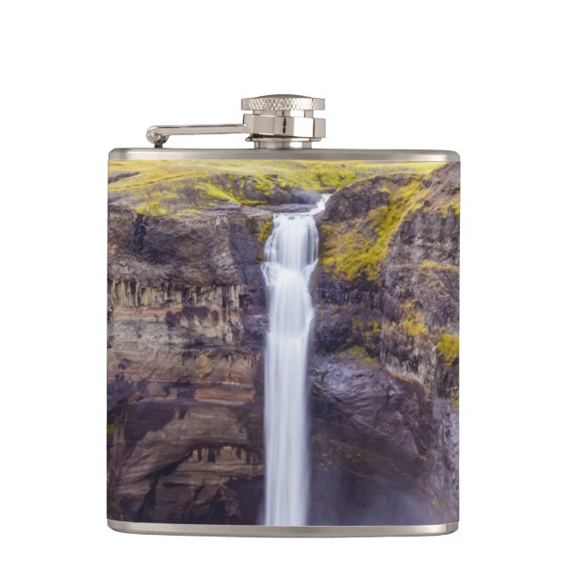 Haifoss waterfall, Iceland Flask (Front)
