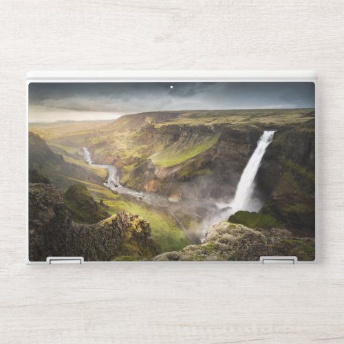 Haifoss Waterfall  Summer in Iceland HP Laptop Skin