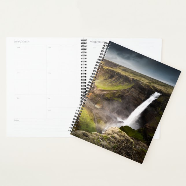 Haifoss Waterfall | Summer in Iceland Planner (Display)