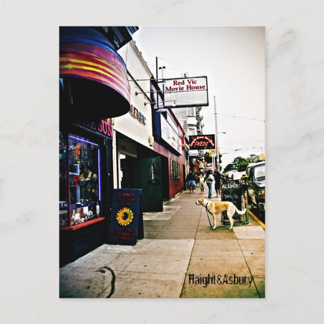 haight&asbury postcard (Front)