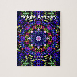 Haight Ashbury Psychedelic  Hippie Fashion Art Jigsaw Puzzle