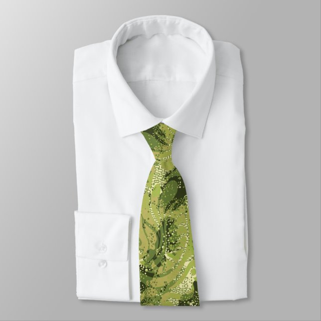 Haight Ashbury Psychedelic Two-sided Neck Tie (Tied)