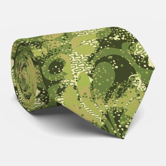 Haight Ashbury Psychedelic Two-sided Neck Tie (Rolled)