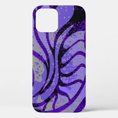 Haight Ashbury Vintage Psychedelic Paisley Purple iPhone 12 Pro Case