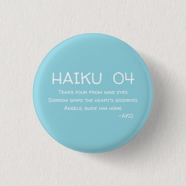 HAIKU 04 BUTTON (Front)