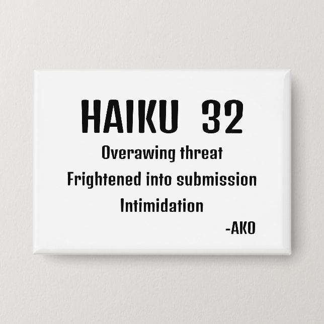 HAIKU 32 BUTTON (Front)